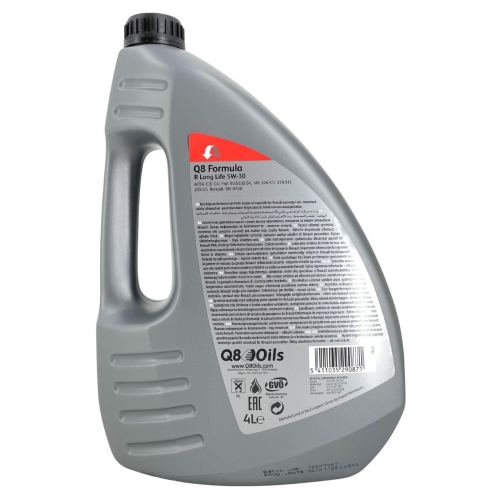 Motor&ouml;l Motoren&ouml;l Q8 Formula R Long Life 5W-30 4 Liter 101108001654