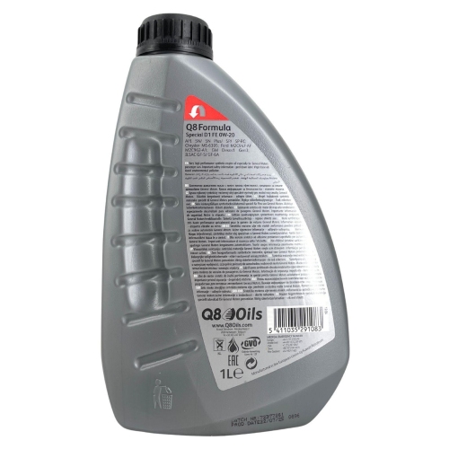 Motor&ouml;l Motoren&ouml;l Q8 Formula Special D1 FE 0W-20 1 Liter 101109601751