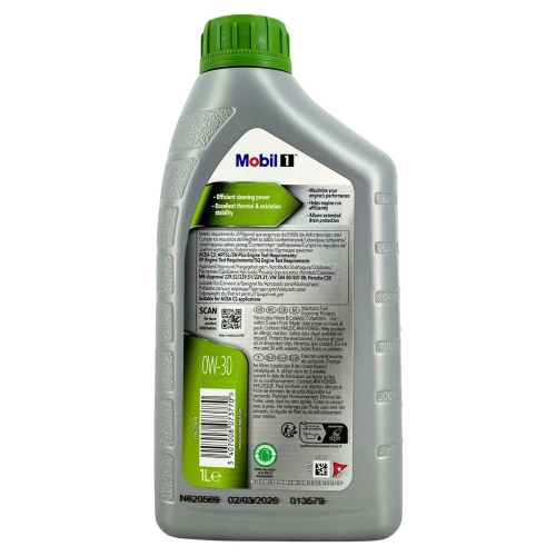 Motor&ouml;l Motoren&ouml;l MOBIL 1 ESP 0W-30 - 1 Liter Flasche 157747