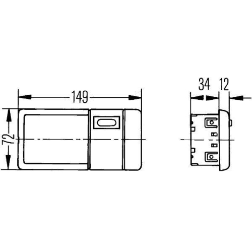 HELLA Innenraumleuchte 2JA 006 487-347