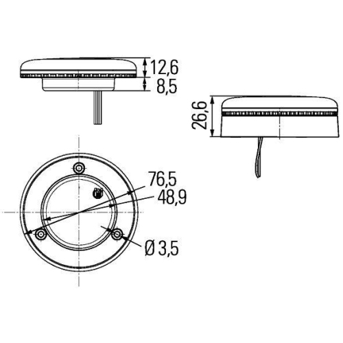 HELLA Innenraumleuchte 2JA 344 599-011
