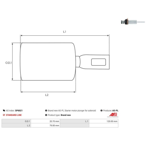 AS-PL Reparatursatz, Starter AS SP6021
