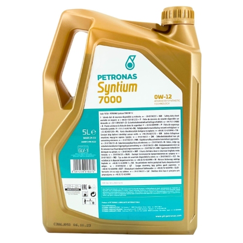 Motor&ouml;l Motoren&ouml;l SYNTIUM 7000 0W-12 PETRONAS LUBRICANTS - 5 Liter 70728M12EU