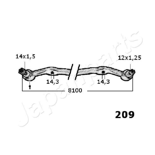 JAPANPARTS Spurstange CR-209