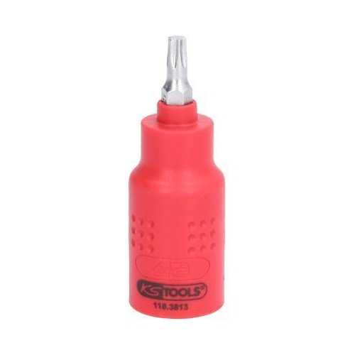 3/8 Zoll Isolierte Bit-Stecknuss Torx, T25, 60mm KS TOOLS 118.3813