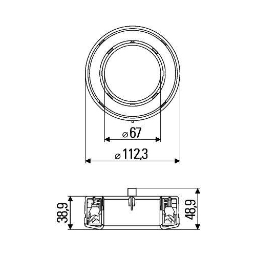 HELLA Heckleuchte 2SB 009 362-301