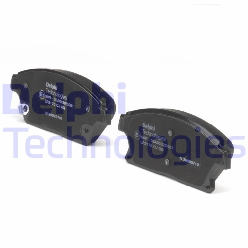DELPHI Bremsbelagsatz, Scheibenbremse LP2170