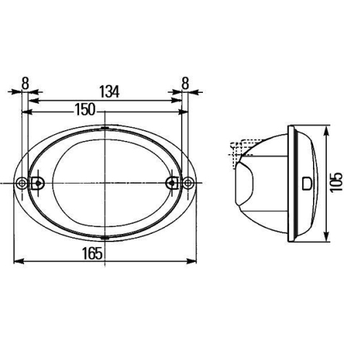 HELLA Heckleuchte 2SD 343 130-227