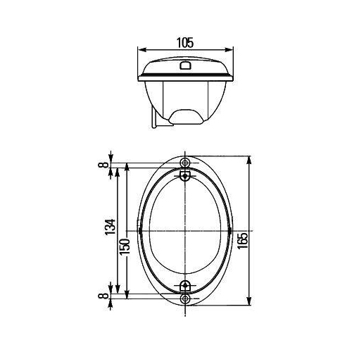 HELLA Heckleuchte 2SD 343 390-401