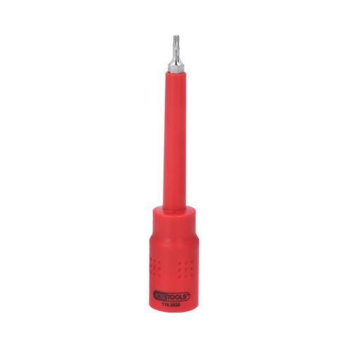 3/8 Zoll Isolierte Bit-Stecknuss Torx, T10, 122mm KS TOOLS 118.3820