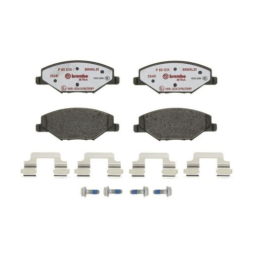 BREMBO Bremsbelagsatz, Scheibenbremse XTRA LINE P 85 121X
