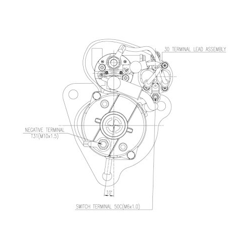 BOM-Prestolite Starter M90R3547SE