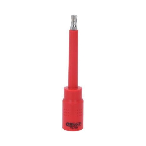 3/8 Zoll Isolierte Bit-Stecknuss Torx, T30, 122mm KS TOOLS 118.3825