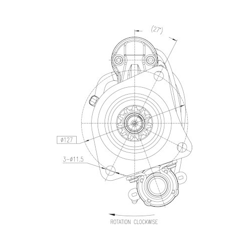 BOM-Prestolite Starter M90R3538SE