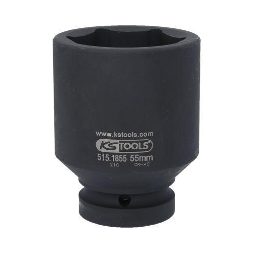 1 Zoll Sechskant-Kraft-Stecknuss, lang, 55mm KS TOOLS 515.1855