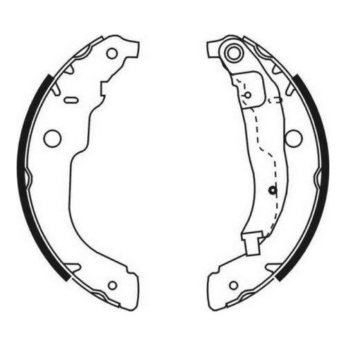 ABE Bremsbackensatz C0P033ABE