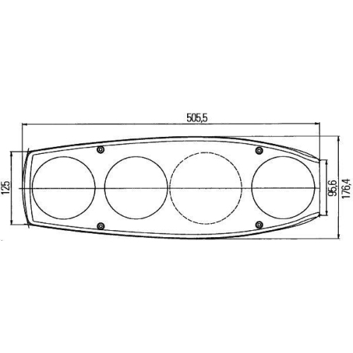 HELLA Heckleuchte 2VP 341 419-137