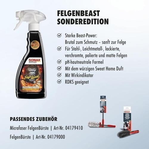 2x SONAX FELGENBEAST SONDEREDITION, FELGENREINIGER 500ML 04332000