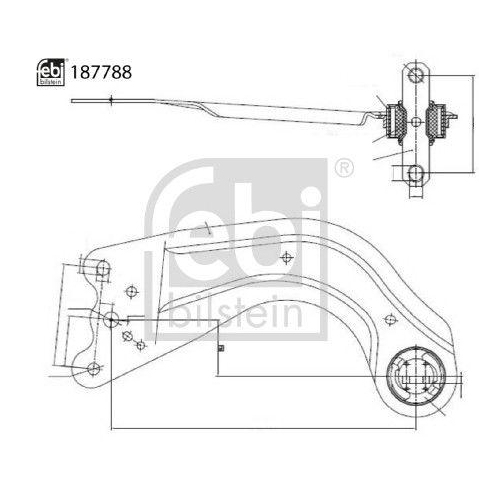 FEBI BILSTEIN Lenker, Radaufh&auml;ngung 187788