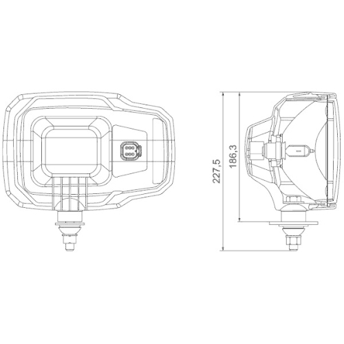 HELLA Hauptscheinwerfer 1EA 328 450-421