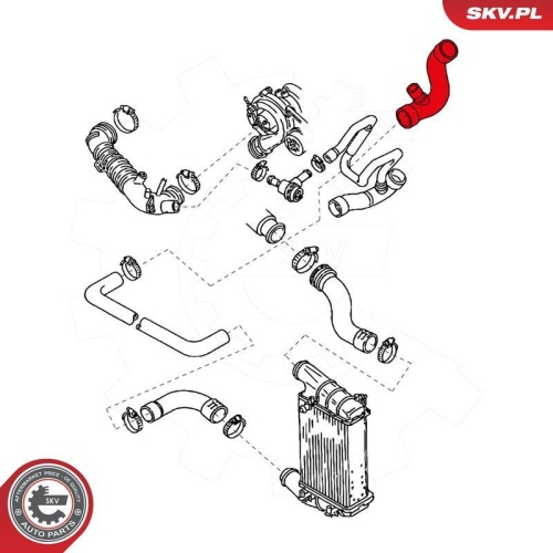 ESEN SKV Ladeluftschlauch 43SKV114