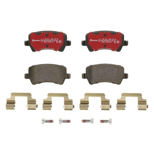 BREMBO Bremsbelagsatz, Scheibenbremse XTRA LINE P 86 021X