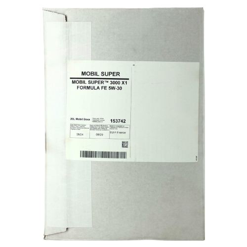 Mobil Super 3000 X1 Formula FE 5W-30 Ford Jaguar ACEA A5/B5 20 Liter BAG-IN Box