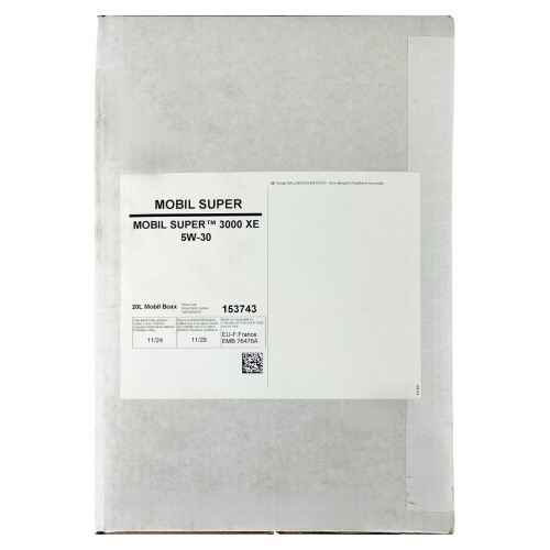 Mobil Super 3000 XE 5W-30 VW Mercedes Opel ACEA C3 API SN 20 Liter BAG-IN Box