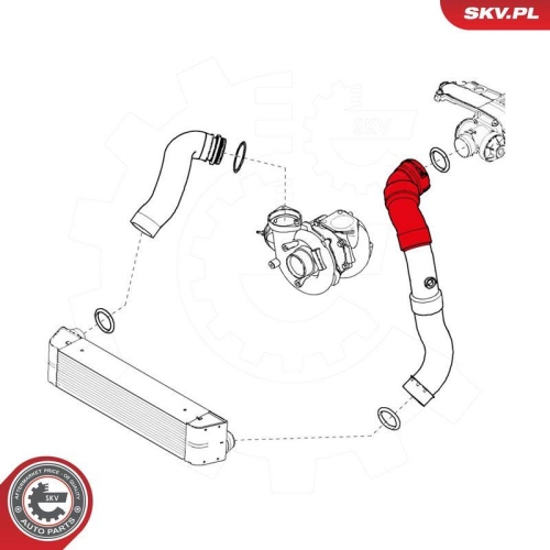 ESEN SKV Ladeluftschlauch 43SKV121