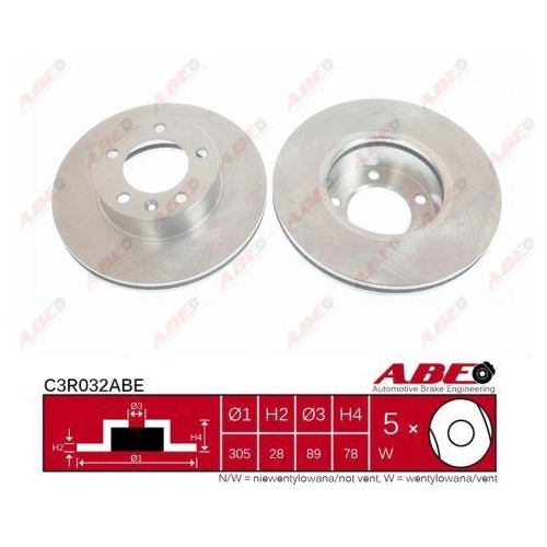 ABE Bremsscheibe C3R032ABE