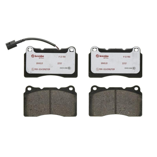 BREMBO Bremsbelagsatz, Scheibenbremse XTRA LINE P 23 115X