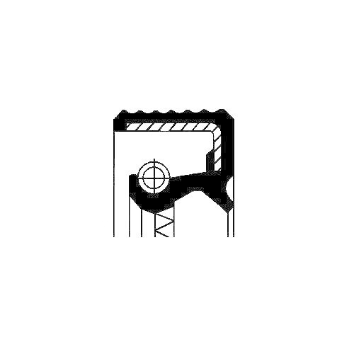 CORTECO Wellendichtring, Verteilergetriebe 12036432B