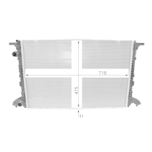 MAHLE Kühler, Motorkühlung BEHR *** PREMIUM LINE *** CR 2177 000P