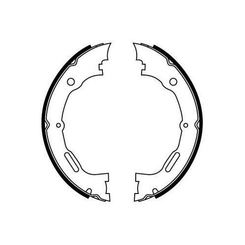 ABE Bremsbackensatz, Feststellbremse CRM010ABE