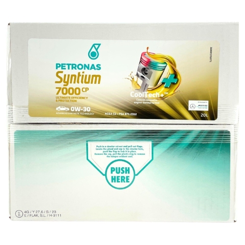Motor&ouml;l Motoren&ouml;l SYNTIUM 7000 CP 0W-30 SP 20 Liter Karton PETRONAS 70701RY1EU