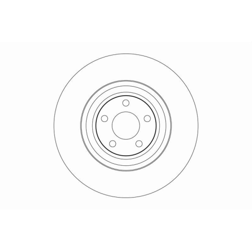 TRW Bremsscheibe TRW SINGLE DF4268S