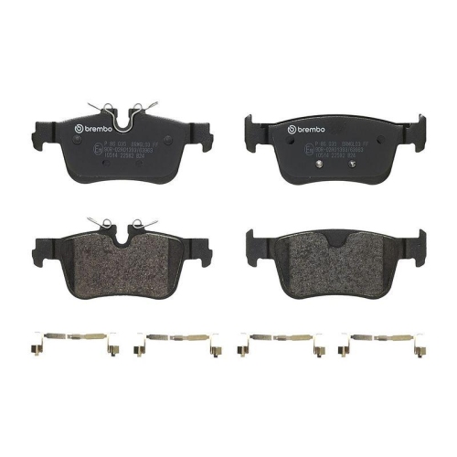 BREMBO Bremsbelagsatz, Scheibenbremse PRIME LINE P 86 035