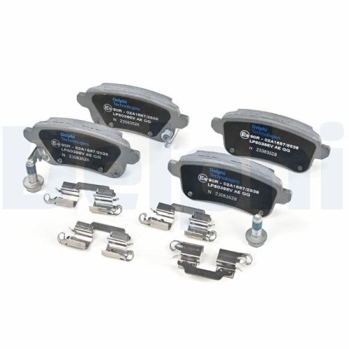 DELPHI Bremsbelagsatz, Scheibenbremse LP5038EV