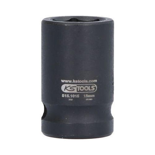 1/2 Zoll Sechskant-Kraft-Stecknuss, kurz, 15mm KS TOOLS 515.1015
