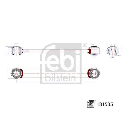 FEBI BILSTEIN Stange/Strebe, Stabilisator 181535