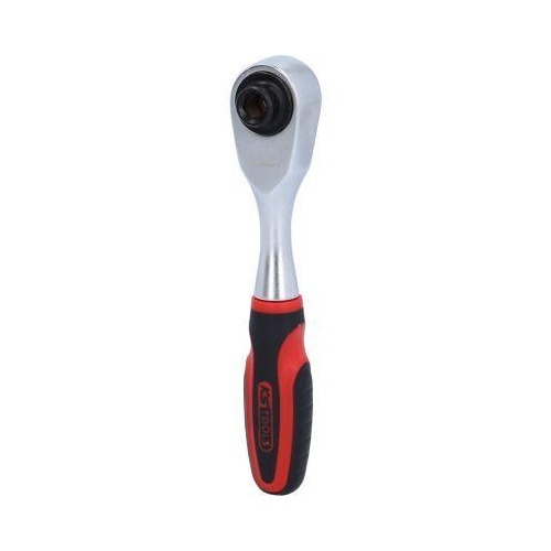 KS Tools 1/4 Zoll Chrom-Vandium-Stahl Umschaltknarre 125 mm 935.1495