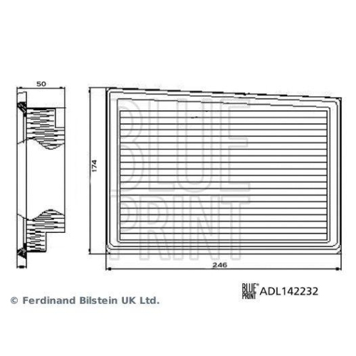 BLUE PRINT Luftfilter ADL142232