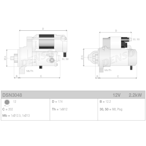 DENSO Starter DSN3048