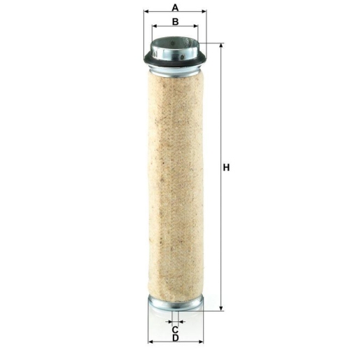 MANN-FILTER Sekund&auml;rluftfilter CF 600