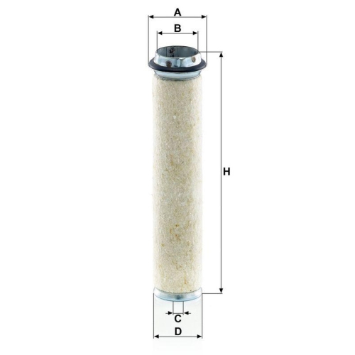 MANN-FILTER Sekund&auml;rluftfilter CF 700