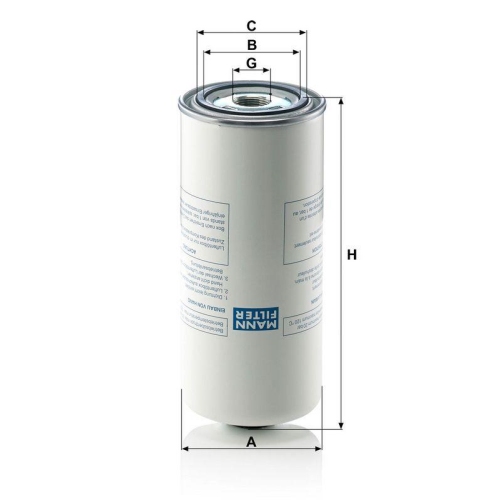 MANN-FILTER Filter, Drucklufttechnik LB 962/2