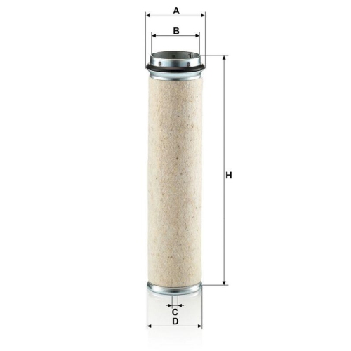 MANN-FILTER Sekund&auml;rluftfilter CF 800
