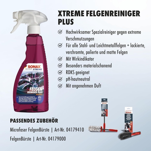Sonax Felgenreiniger Plus 500 ml Sprühflasche Xtreme 02302090