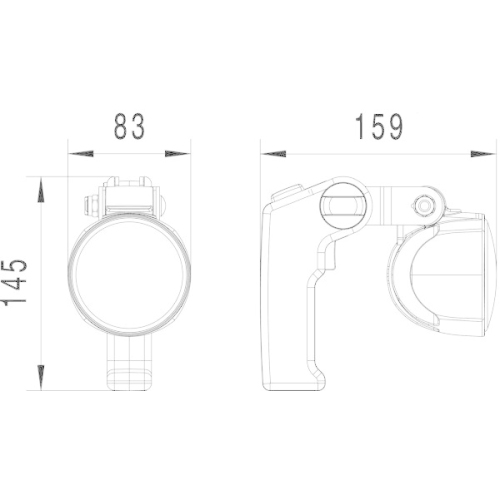 HELLA Suchscheinwerfer 1H0 996 376-491