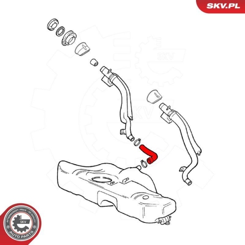 ESEN SKV Kraftstoffleitung 96SKV082